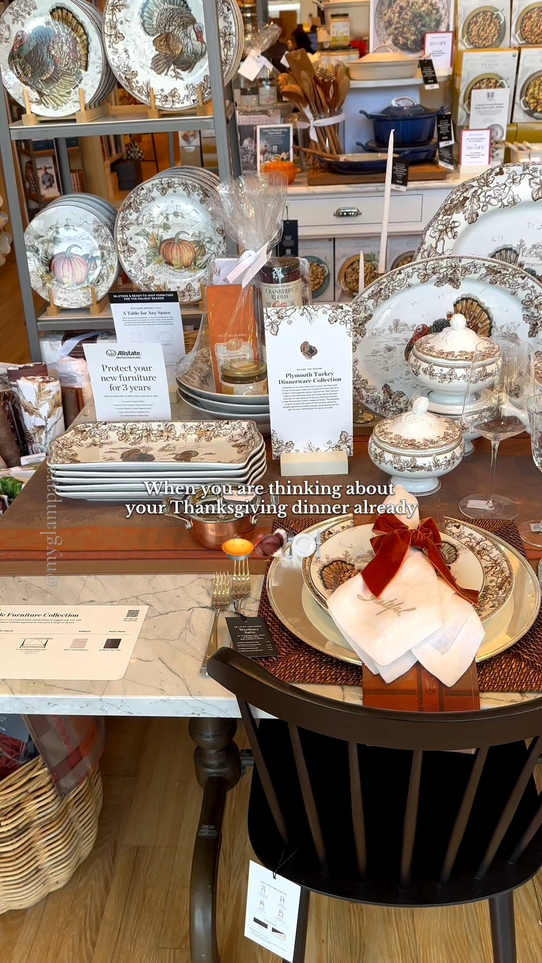 Classy, elegant, and effortlessly timeless 🦃 this Williams Sonoma tablescape sets the tone for a perfect #Thanksgiving 🥧 I’m linking more options to choose from as well #thanksgivingtable #homedecor #myglamparadise

#LTKCyberWeek #LTKHoliday #LTKfoodie