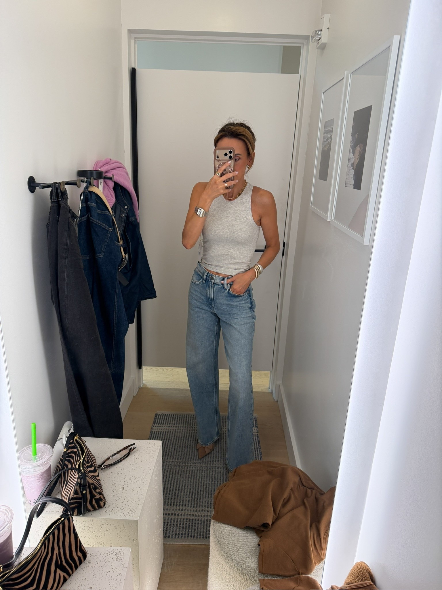 New Vuori jeans alert! Loving the fit and feel of these, they will definitely go fast! Wearing a size 25

#LTKSeasonal #LTKOver40