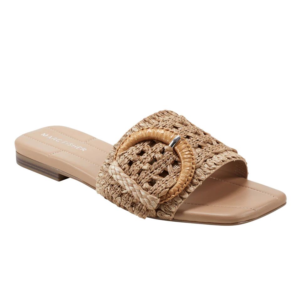 Marc Fisher Loree Flat Slide Sandal | Marc Fisher