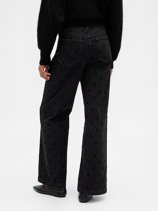 High Rise Stride Wide-Leg Jeans | Gap (US)