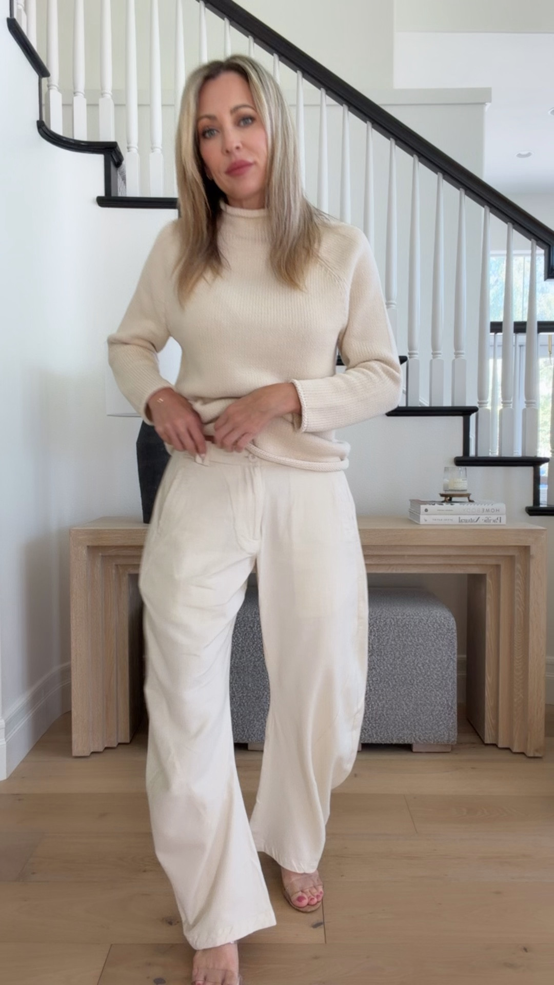 Perfect drapey barrel wide leg ivory off white pants for Spring and summer! 

#LTKootd #LTKSaleAlert #LTKSeasonal