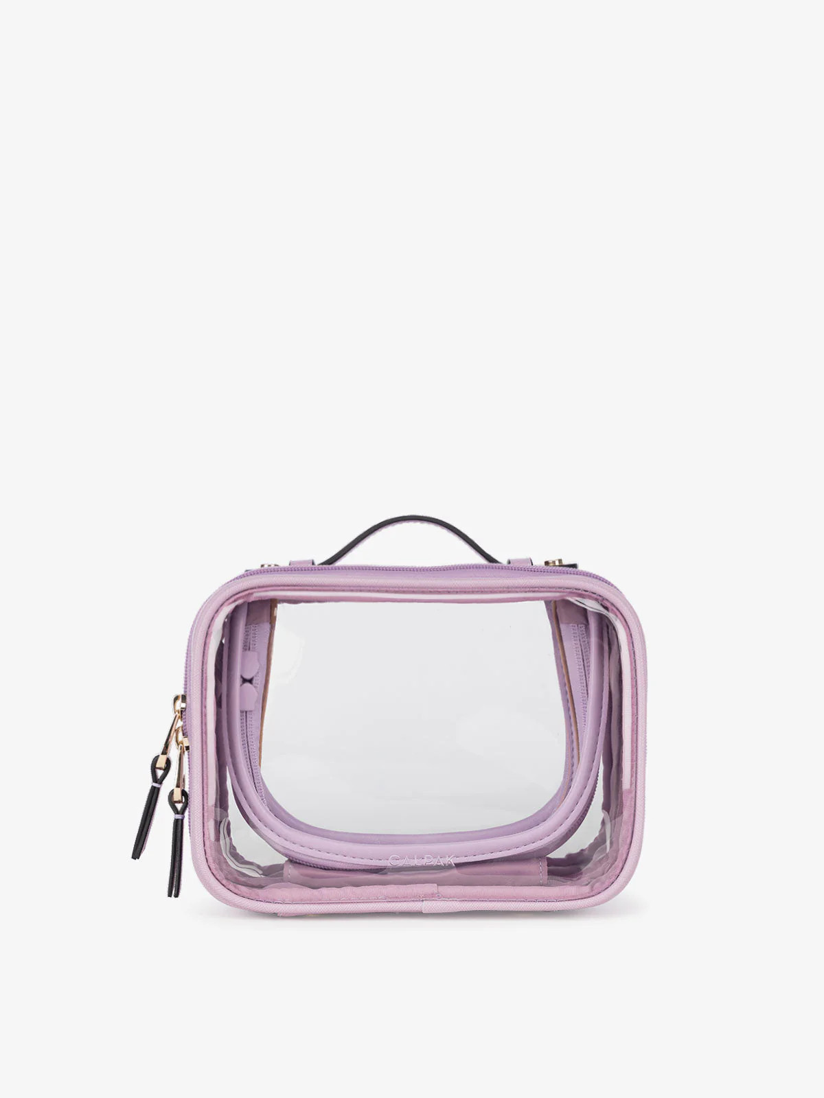 Small Clear Cosmetics Case in Lavender | CALPAK