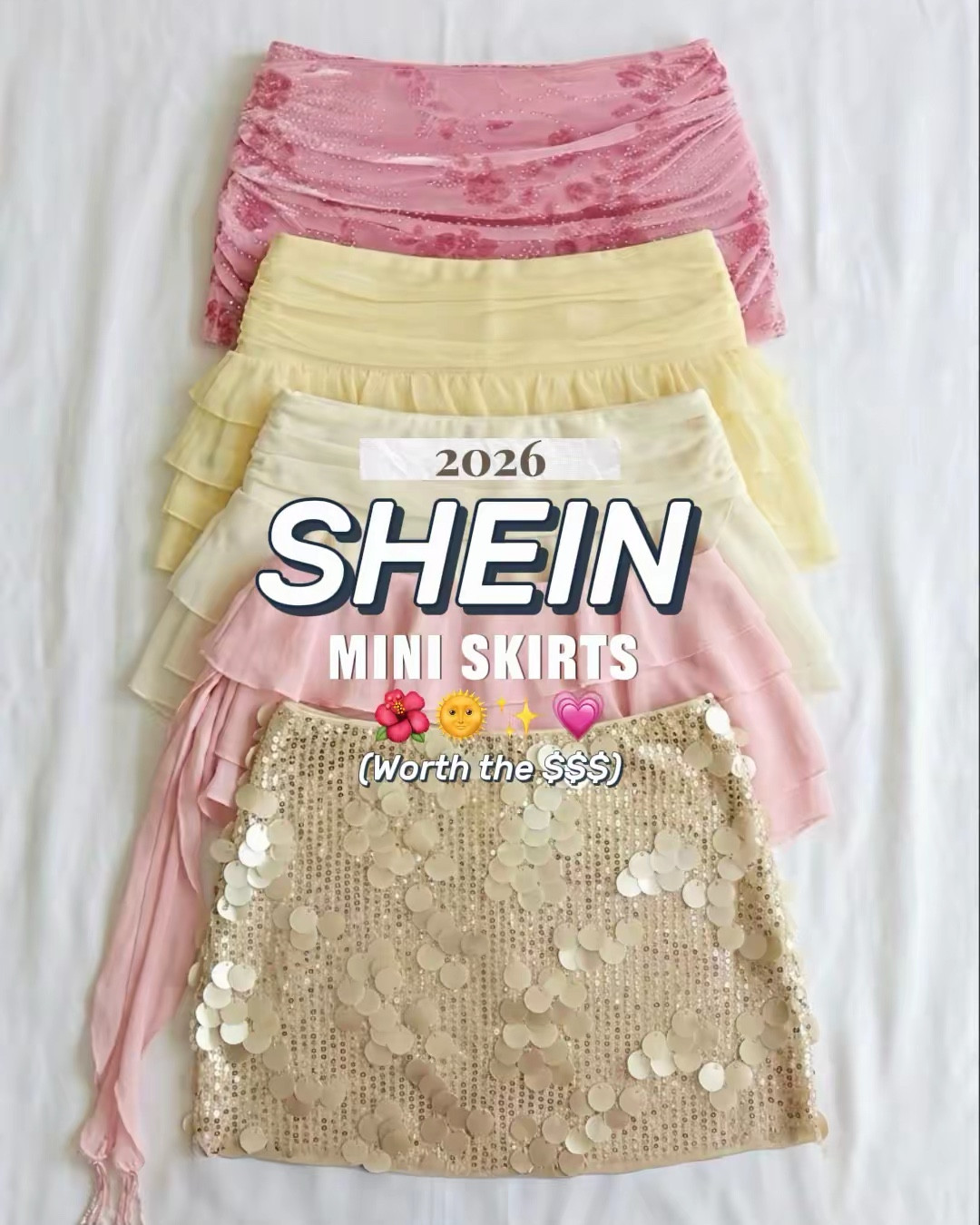 SHEIN mini skirts perfect for your next vacation 🌺