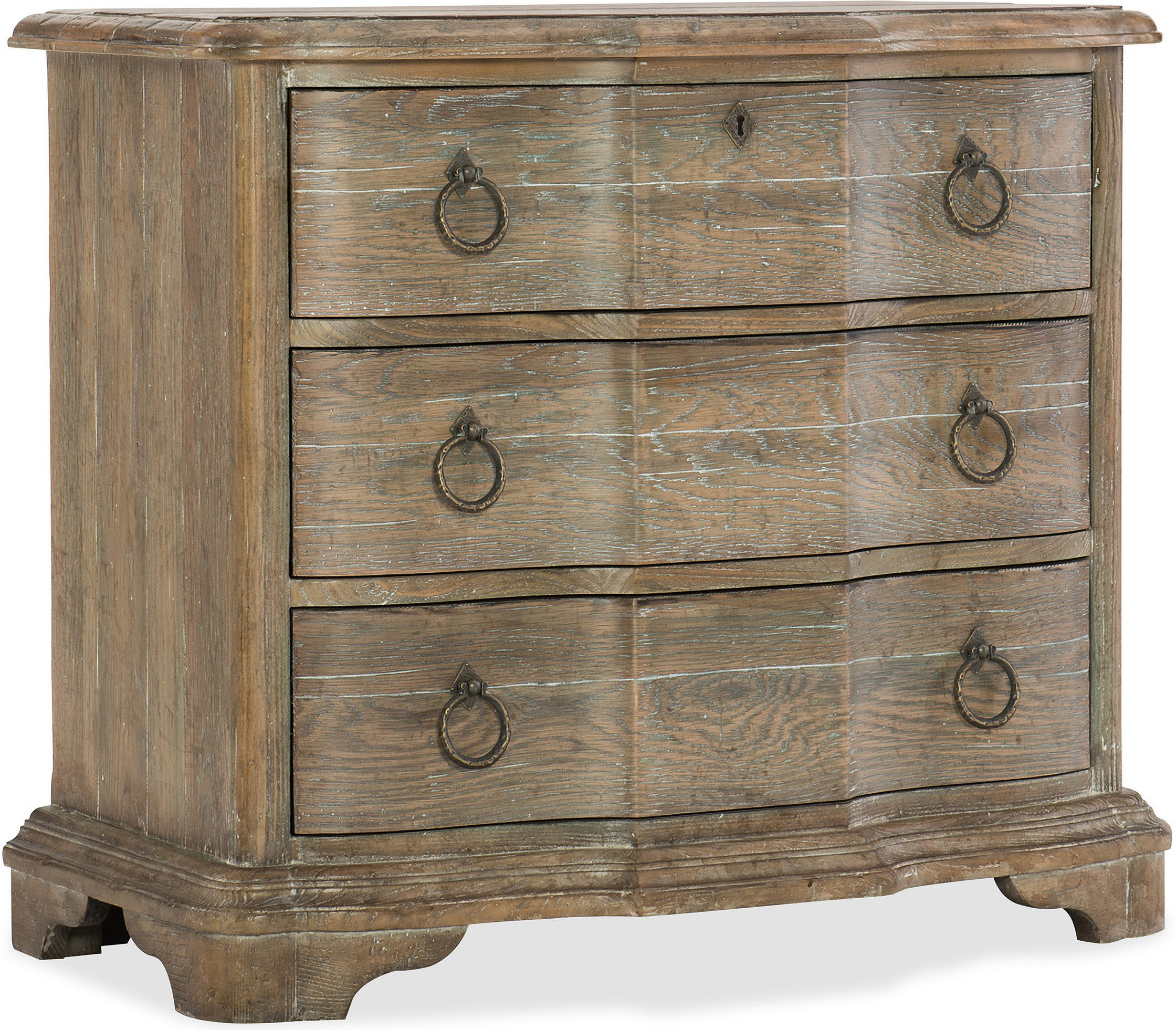 Boheme Bastogne Three-Drawer Nightstand | 1stopbedrooms