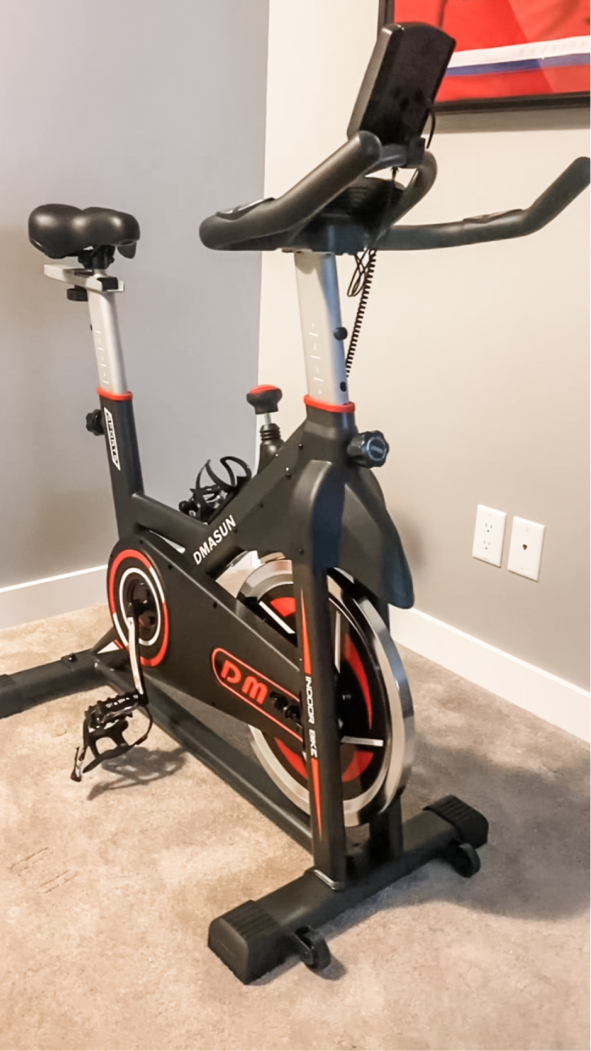 Amazon stationary bike 🚴🏼‍♀️😮‍💨🤩 #amazonfinds #stationarybike #amazonstationarybike #fitness #amazon 

#LTKsalealert #LTKfitness #LTKhome