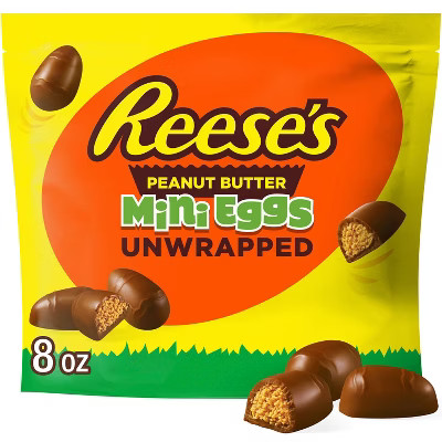 Reese's Milk Chocolate Peanut Butter Crème Easter Candy Mini Eggs - 8oz | Target