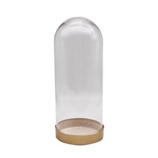 12" Glass Cloche with Gold Metal Base by Ashland® | Michaels Stores