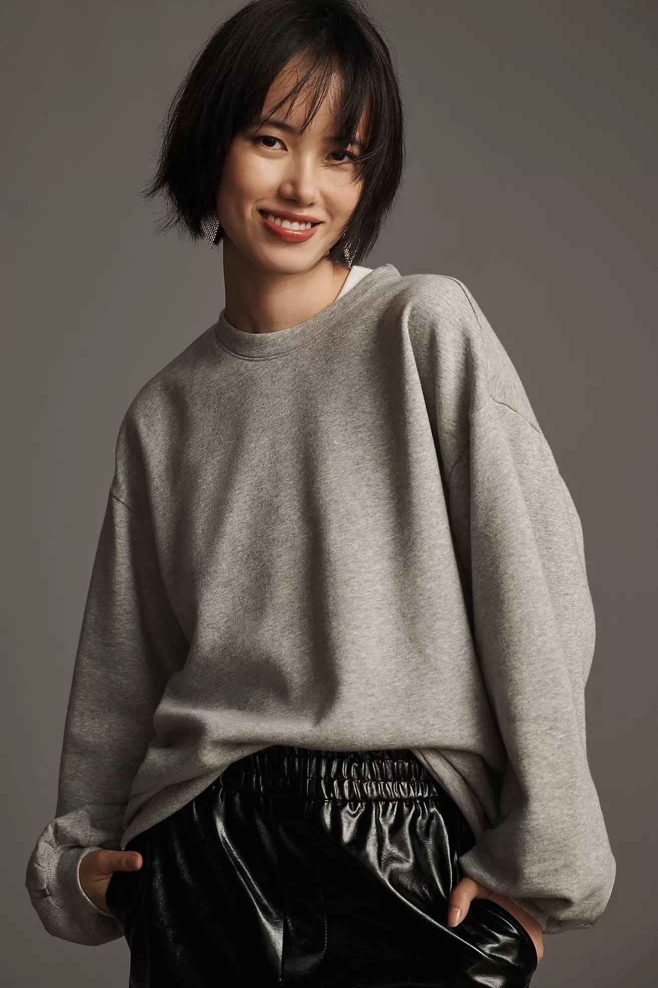 Pilcro Perfectly Oversized Pullover Sweatshirt | Anthropologie (US)