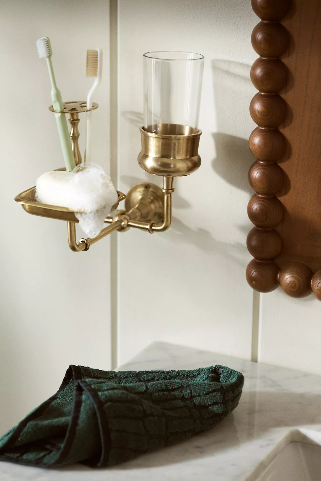 Brass Bathroom Organizer | Anthropologie (US)