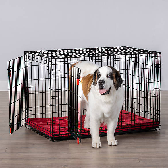 KONG Ultra-Strong Double Door Wire Dog Crate with Divider Panel | PetSmart