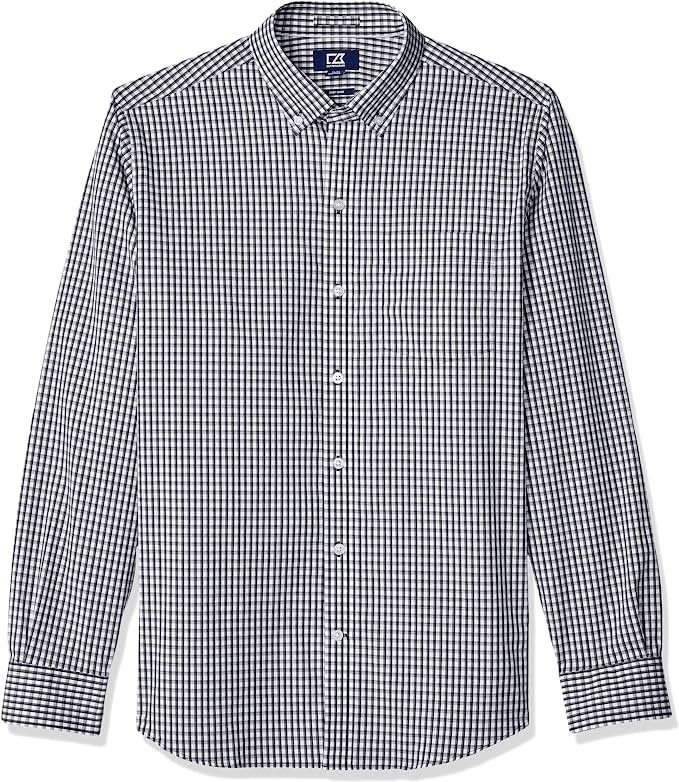 Cutter & Buck Men's Wrinkle Resistant Stretch Long Sleeve Button Down Shirt at Amazon Men’s Clo... | Amazon (US)