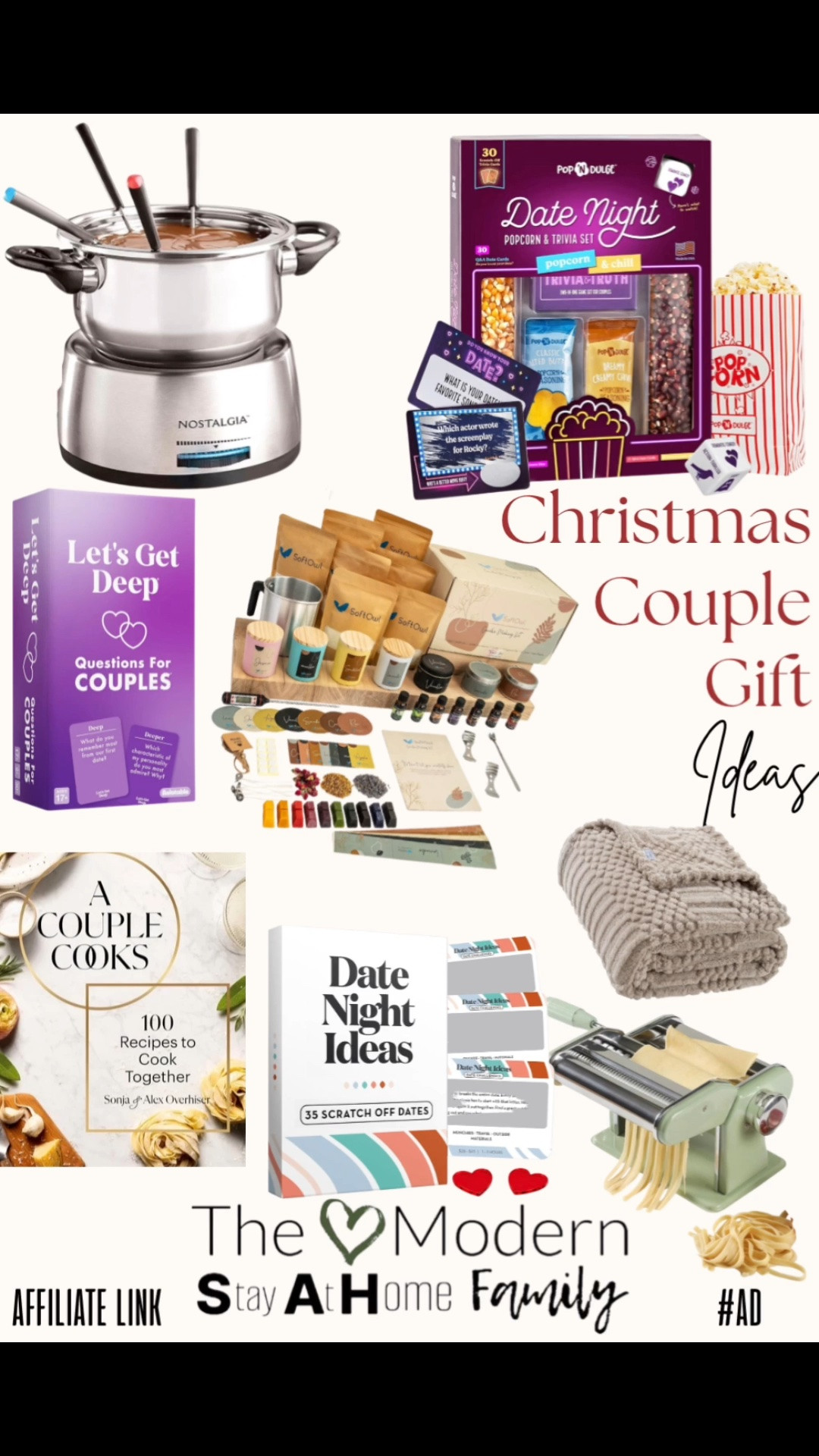 Christmas gift shopping for couples just got easier! 🎄 Whether you’re shopping for your husband, wife, boyfriend, girlfriend, or a couple who loves spending quality time together, these Christmas gift ideas are perfect for making memories and enjoying something special together. From fun date night gifts and cozy at-home activities to thoughtful gifts, unique experiences, and practical finds, these are gifts couples will actually love using together. Perfect for Christmas gifts for him and her, anniversary gifts, newlywed gifts, and anyone who loves meaningful time together. Save this list for your holiday shopping and find something special for your favorite couple!

Christmas gifts for couples, gift ideas for couples, gifts for him and her, Christmas gifts for married couples, unique couple gifts, romantic Christmas gifts, thoughtful gifts for couples, date night gifts, gifts couples can enjoy together, Christmas gift guide, holiday gift ideas, gifts for newlyweds, anniversary gifts for couples, fun gifts for couples, his and hers gifts, couple Christmas gift ideas, quality time gifts, Christmas presents for couples, gifts for boyfriend and girlfriend, holiday shopping ideas.

#LTKmomlife #LTKMens #LTKSaleAlert