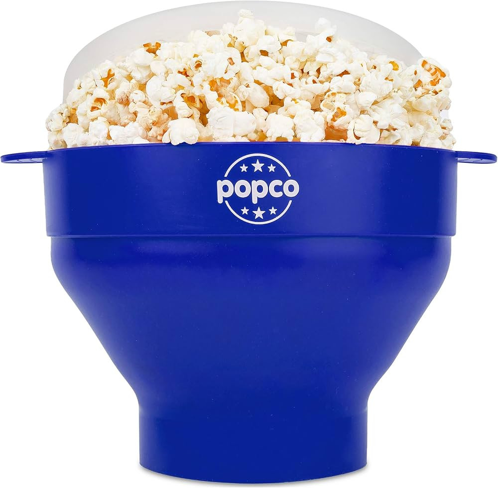 POPCO Silicone Microwave Popcorn Popper with Handles - Popcorn Maker - Popcorn Microwave Popper -... | Amazon (US)