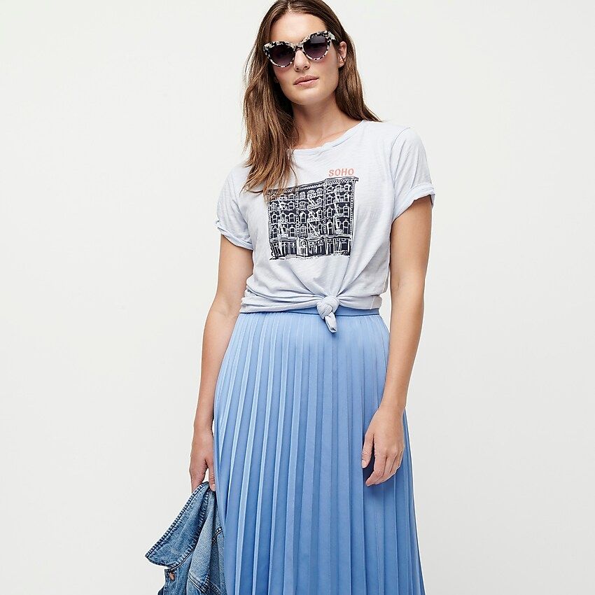 "Soho" T-shirt in slub cotton | J.Crew US