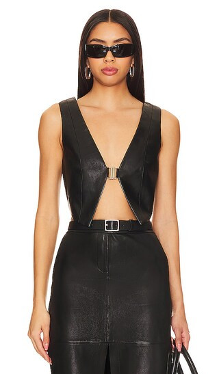 Estrella Vest in Black | Revolve Clothing (Global)