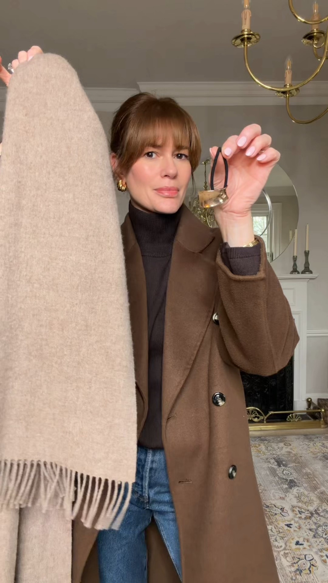Scarf Styling Hack
I’ve linked this coat in two different brown colours below - the one I’m wearing is out of stock 


#LTKwinter #LTKuk #LTKstyletip