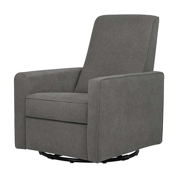DaVinci Piper Upholstered Recliner and Swivel Glider in Dark Grey, Greenguard Gold & CertiPUR-US ... | Amazon (US)