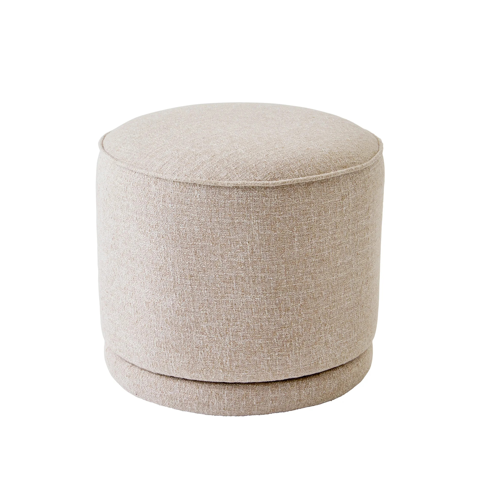 Better Homes & Gardens Elsie Swivel Ottoman, Heather Wheat | Walmart (US)