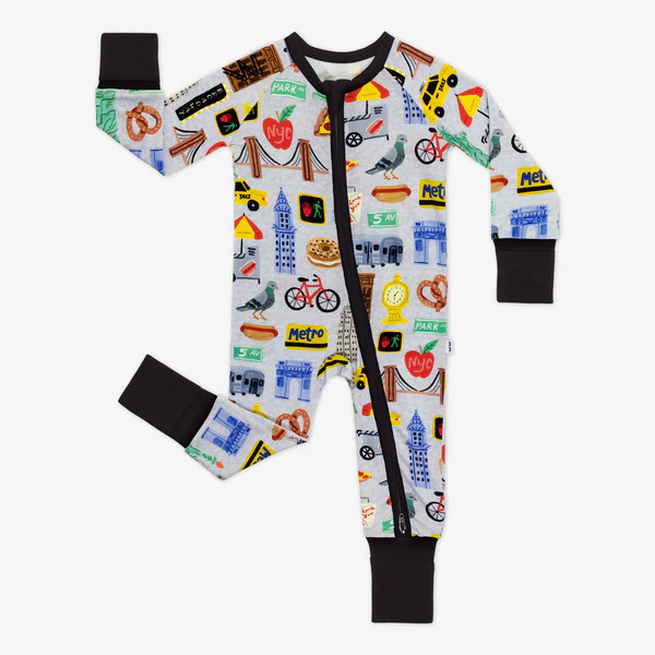 The Big Apple Women's Long Sleeve Pajama Top | Little Sleepies