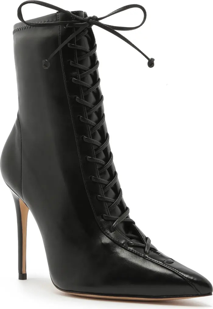 Tennie Pointed Toe Lace-Up Boot (Women) | Nordstrom