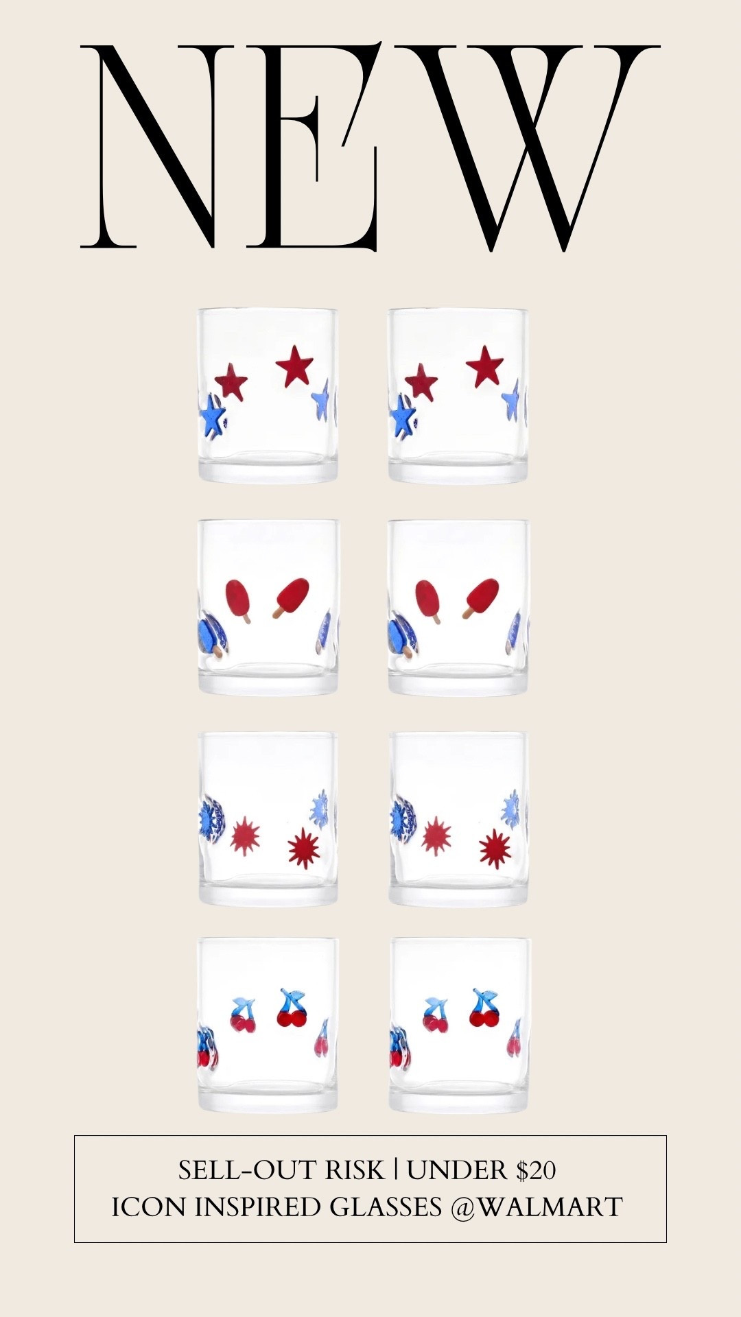 Icon Glasses at Walmart 

#LTKfoodie #LTKSaleAlert #LTKHome