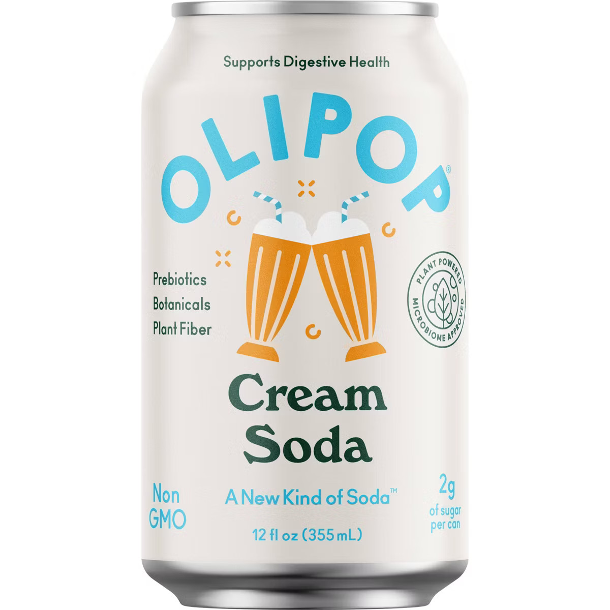 OLIPOP Cream Soda Prebiotic Soda - 12 fl oz | Target