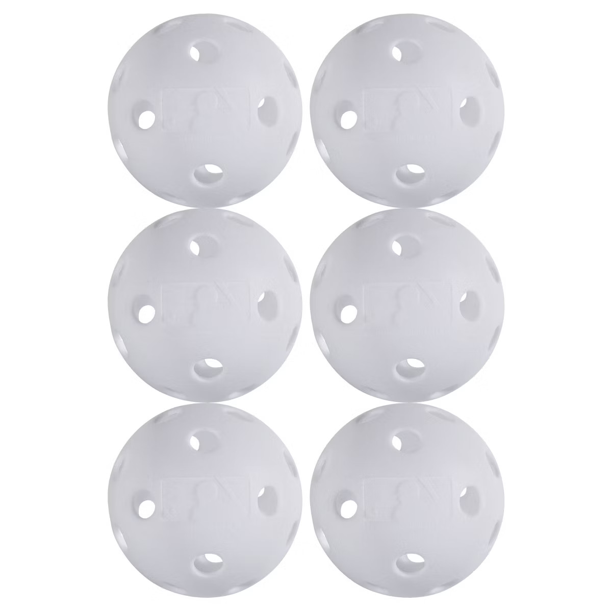 Franklin Sports Indestructible Baseball - White: Polyethylene Training Balls, Set of 6 | Target
