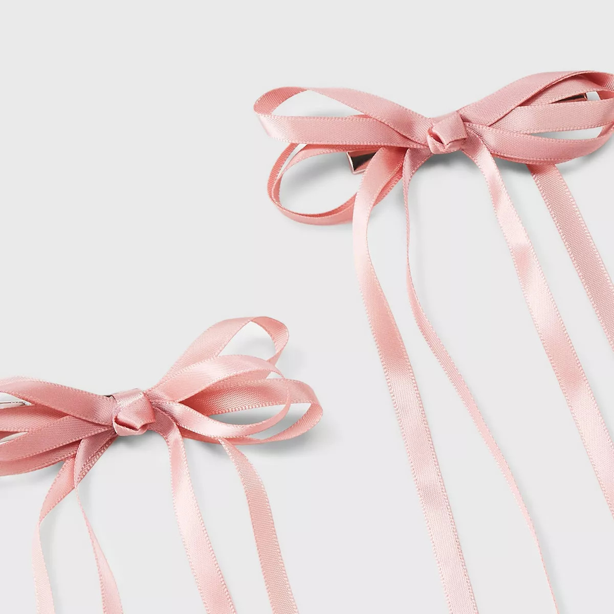 Valentine's Day Heart Hair Claw Clip and Hair Bow Set 3pc - A New Day™ Pink/Gold | Target