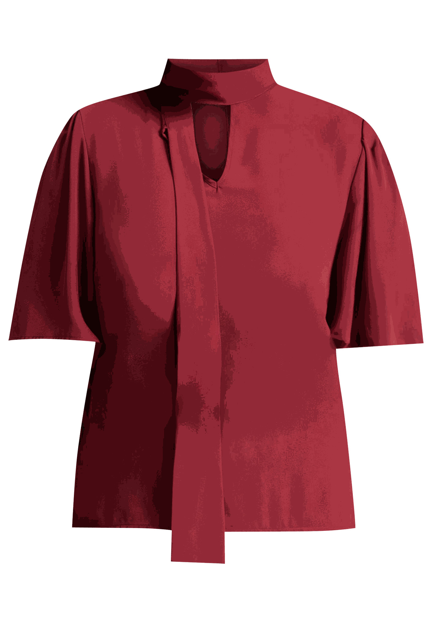 Bow Blouse with Flutter Sleeve | Eloquii