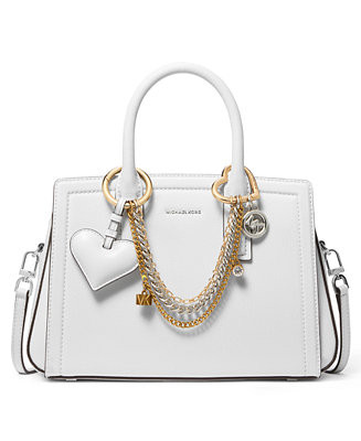 MICHAEL Michael Kors Laila Leather Small Satchel Bag - Macy's | Macy's