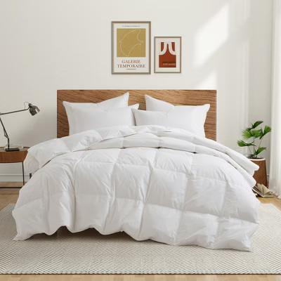 Peace Nest Medium Weight 100% Breathable Cotton Feather Down Comforter Duvet Insert, Twin | Target