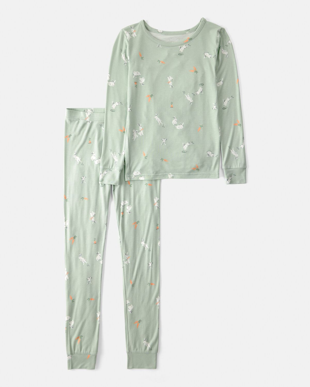 Green - Kid Easter Bunny PurelySoft 2-Piece Pajama Set - Green, Selected | Carter's Inc