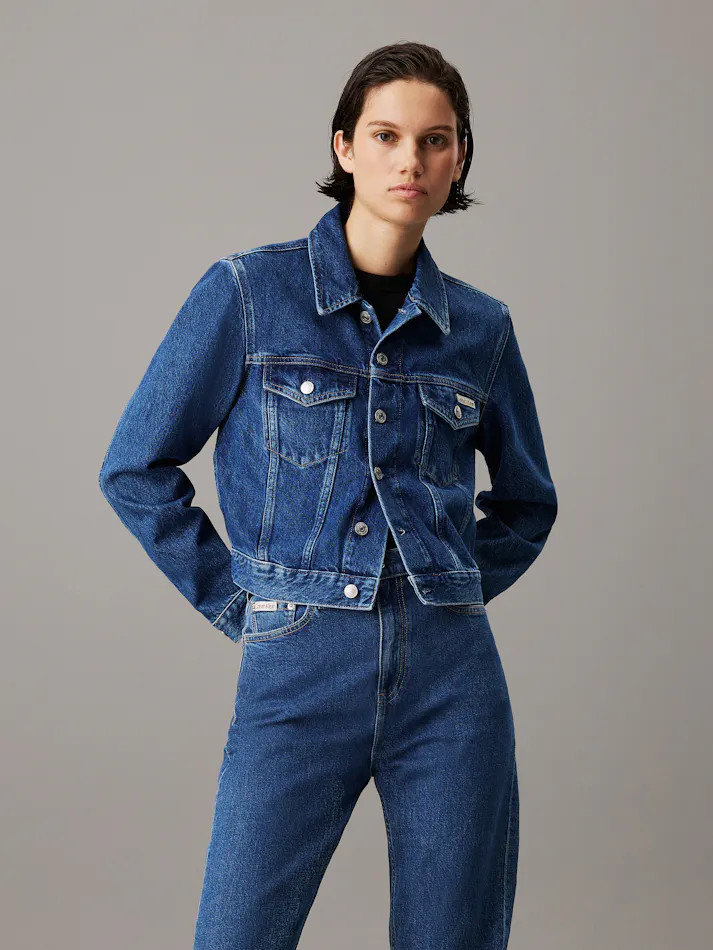 Cropped 90s Denim Jacket | Calvin Klein (AU)