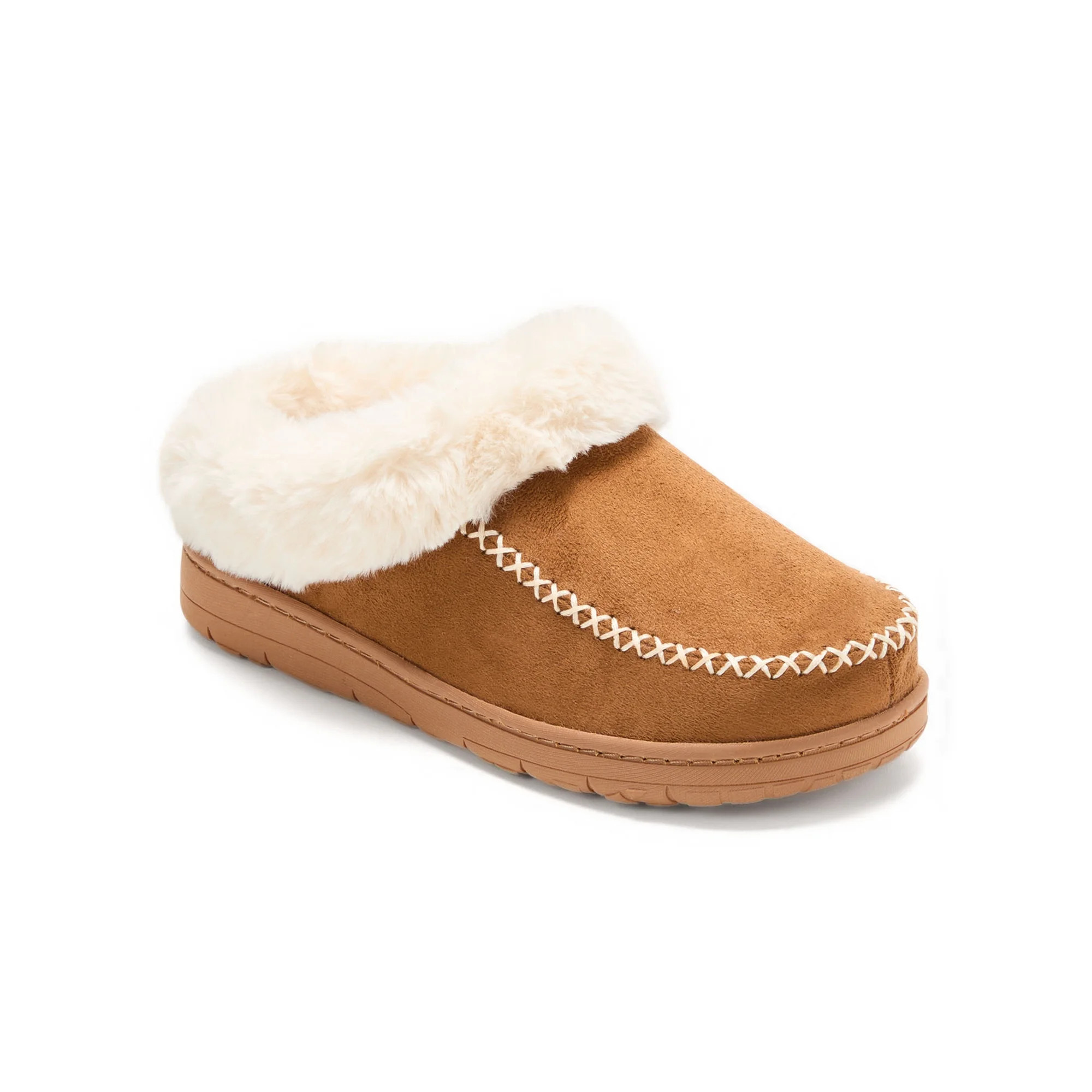 Dearfoams Cozy Comfort Women's Moc Toe Clog Slippers | Walmart (US)