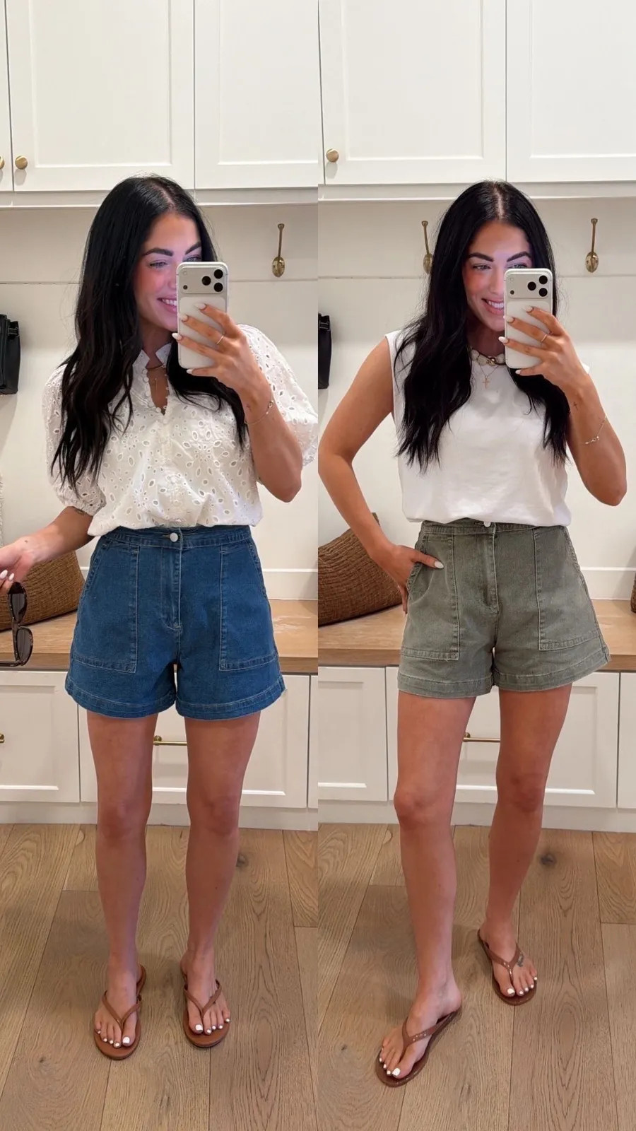Obsessed with these Amazon shorts!! Wearing a small! 

summer outfits, new arrivals, watchnow, finds under 50, Katy roach, livingmybeststyle 

 #LTKootd #LTKSeasonal #LTKPetite
