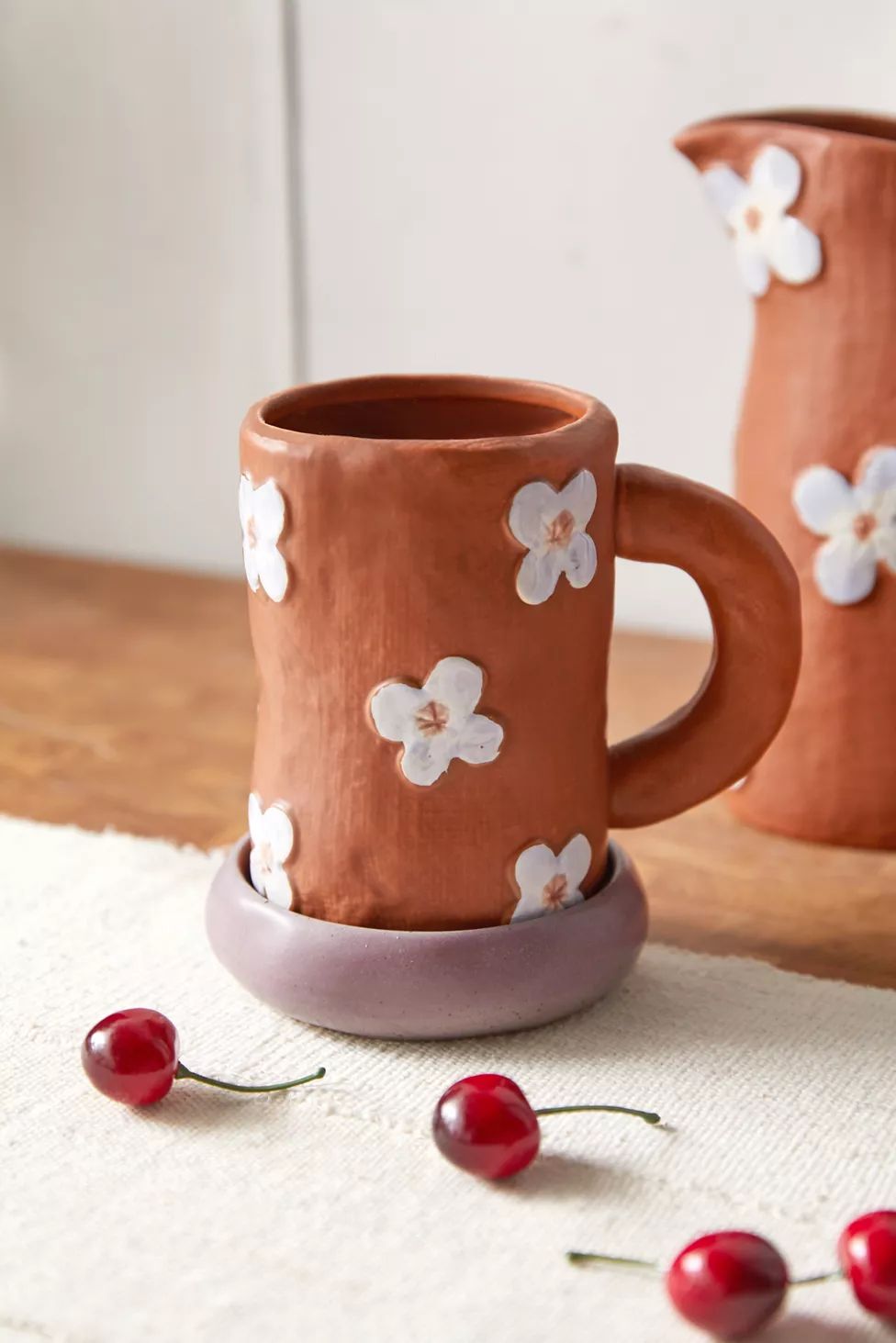 Juniper Big Mug & Coaster Set | Urban Outfitters (US and RoW)