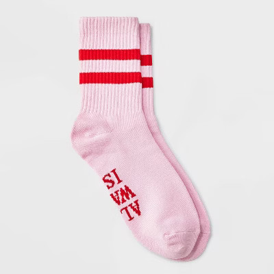 Women's Diet Coke Graphic Socks - Pink | Target