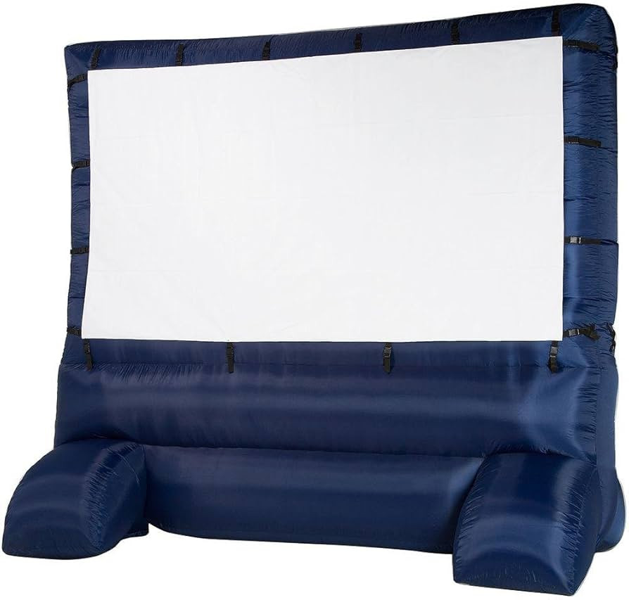 Gemmy 39127-32 - Airblown - Movie Screen - 120"x70" Widescreen Deluxe w/Storage Bag - Blue | Amazon (US)