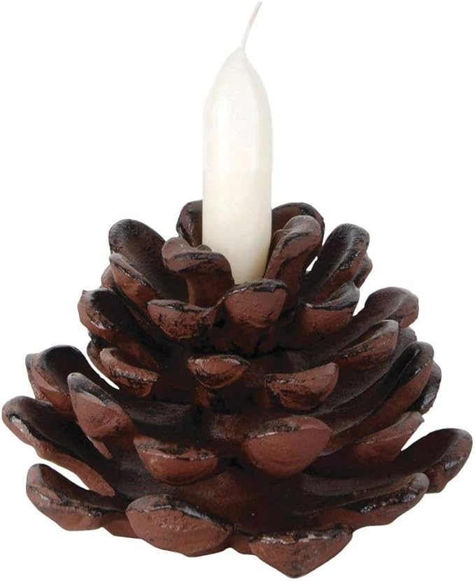 Esschert Design Pinecone Candlestick Stand - large | Amazon (US)