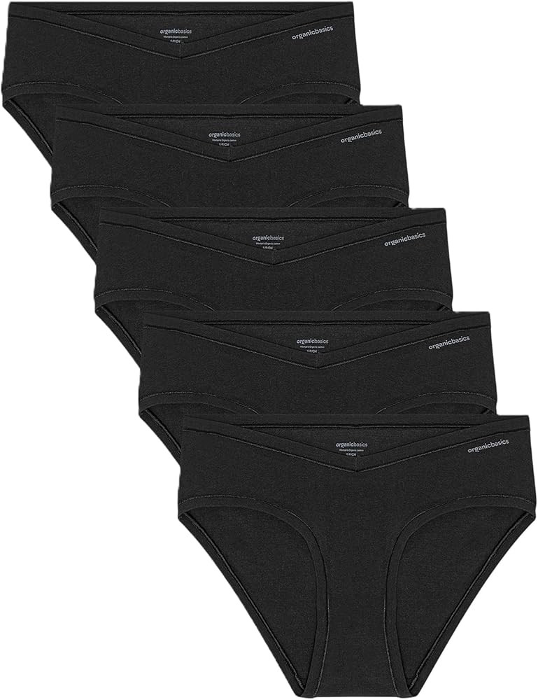 Organic Basics Women's Flex Organic Cotton Hipster Underwear 5-pack | Amazon (US)