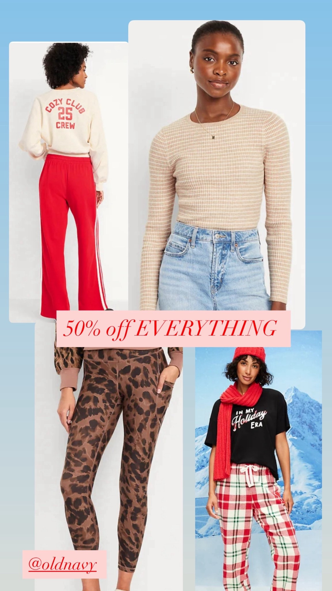 50% off everything! 

Stock up on those matching family pajamas with the kids.. so many good deals 

#LTKstyletip #LTKcanada #LTKwinter