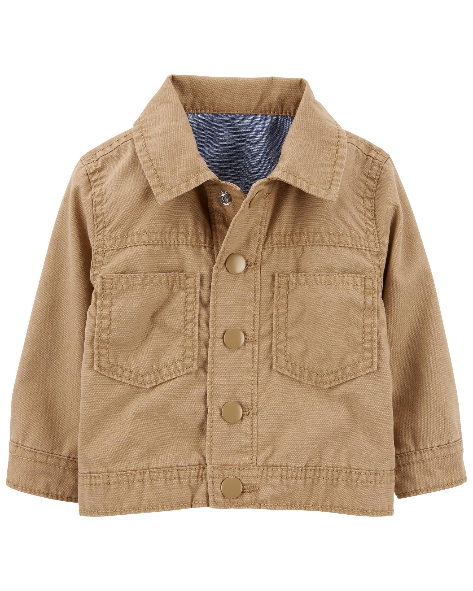 Boxy Canvas Jacket | Carter's