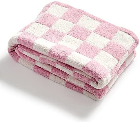 YIRUIO Throw Blankets Checkerboard Grid Chessboard Gingham Warmer Comfort Plush Reversible Microf... | Amazon (US)
