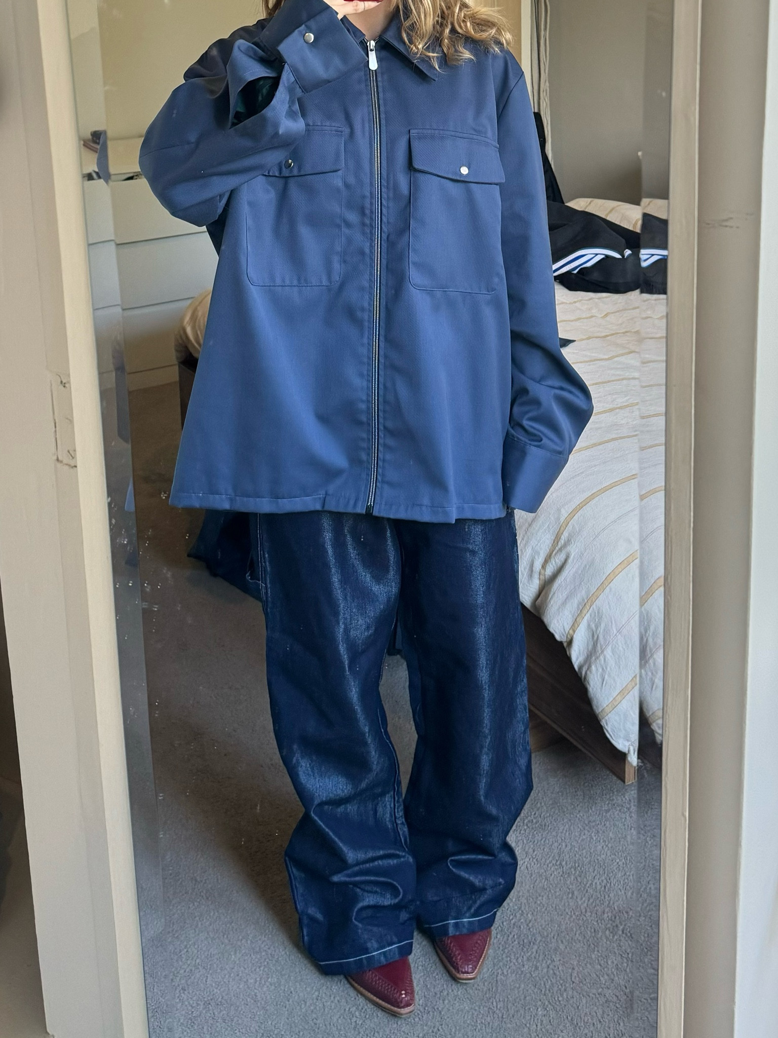 obsessed with foil denim

#LTKaustralia #LTKwinter #LTKstyletip