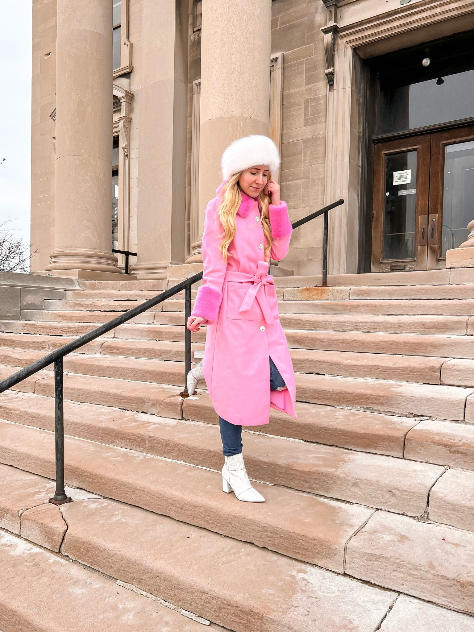 Obsessed with this coat! Currently sold out but linked incase it restocks & linked similar options! 💗🎀 Also these booties are a fave! 

#LTKshoecrush #LTKstyletip #LTKSeasonal