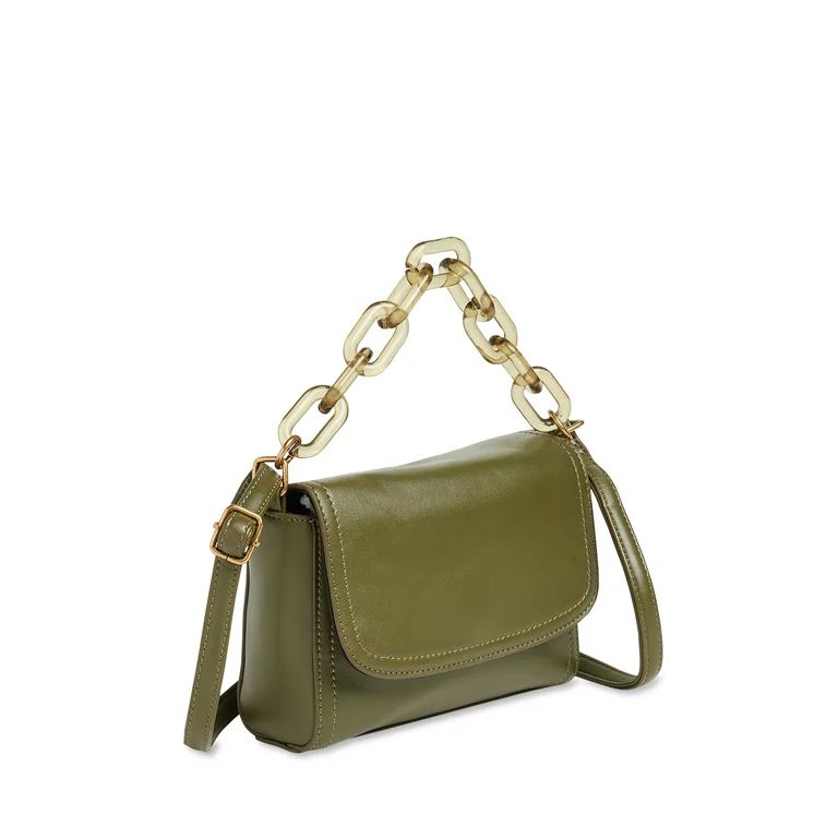 Scoop Vintage Chain Satchel Crossbody Women's Handbag | Walmart (US)
