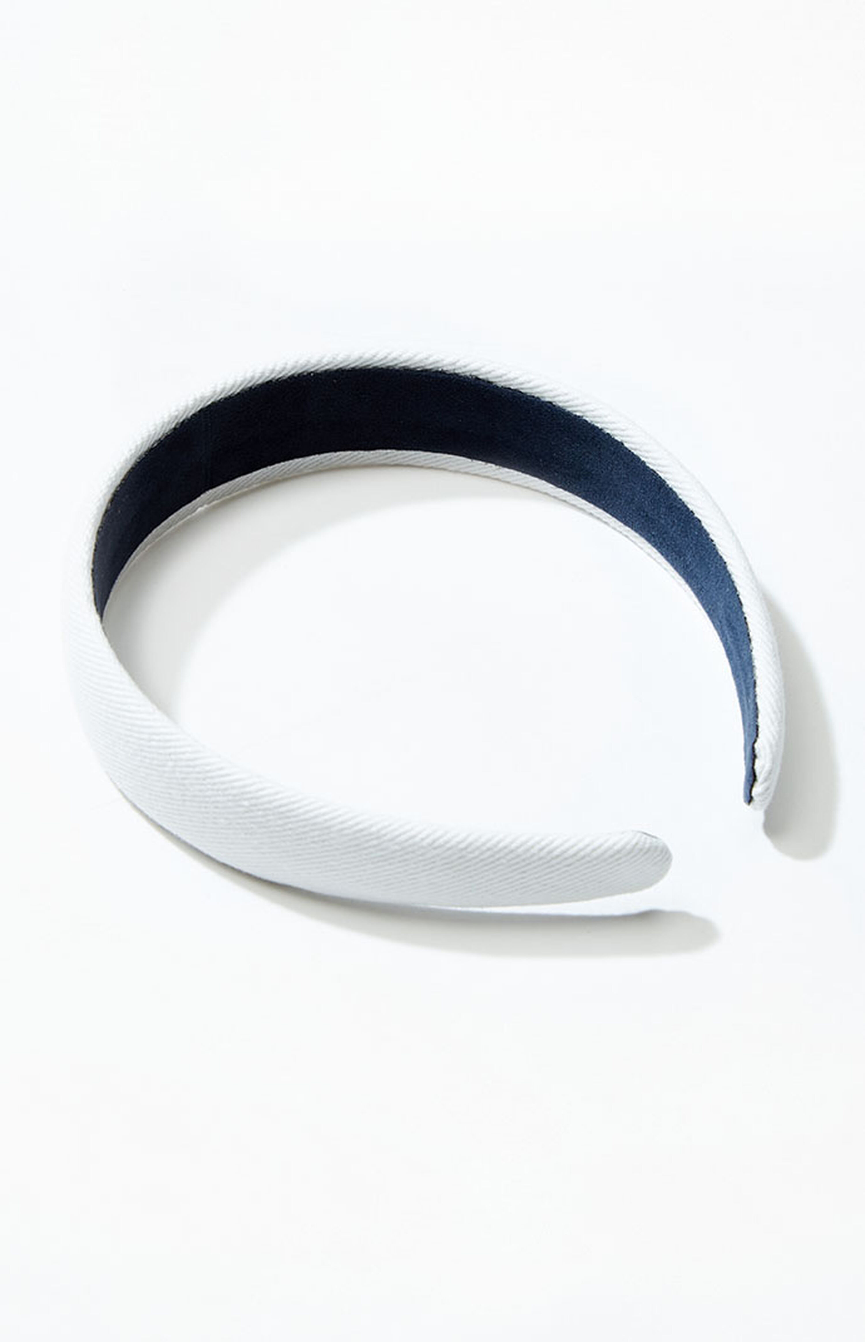 John Galt White Thick Headband | PacSun