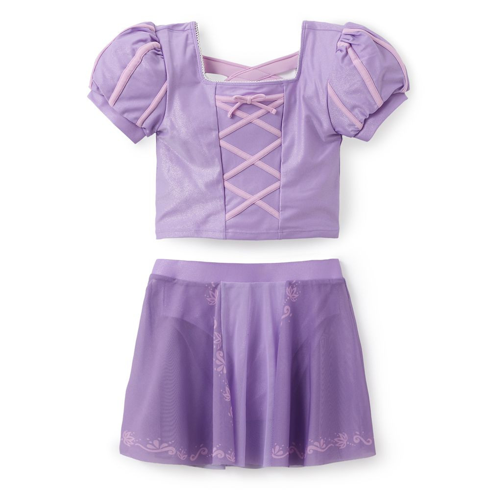Rapunzel Deluxe Costume Swim Set for Girls | Disney Store