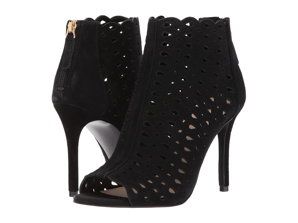 Nine West - Mubina (Balck/Black Suede) Women's Boots | Zappos