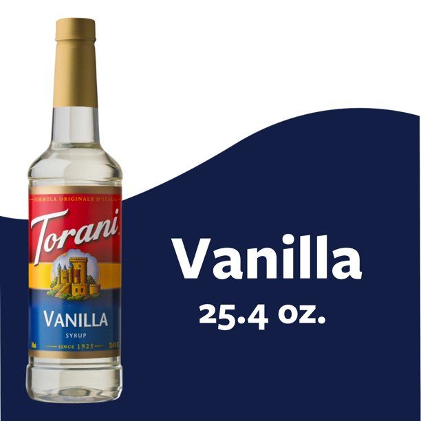 Torani Vanilla Flavoring Syrup, Coffee Flavoring, Drink Mix, 25.4 oz - Walmart.com | Walmart (US)
